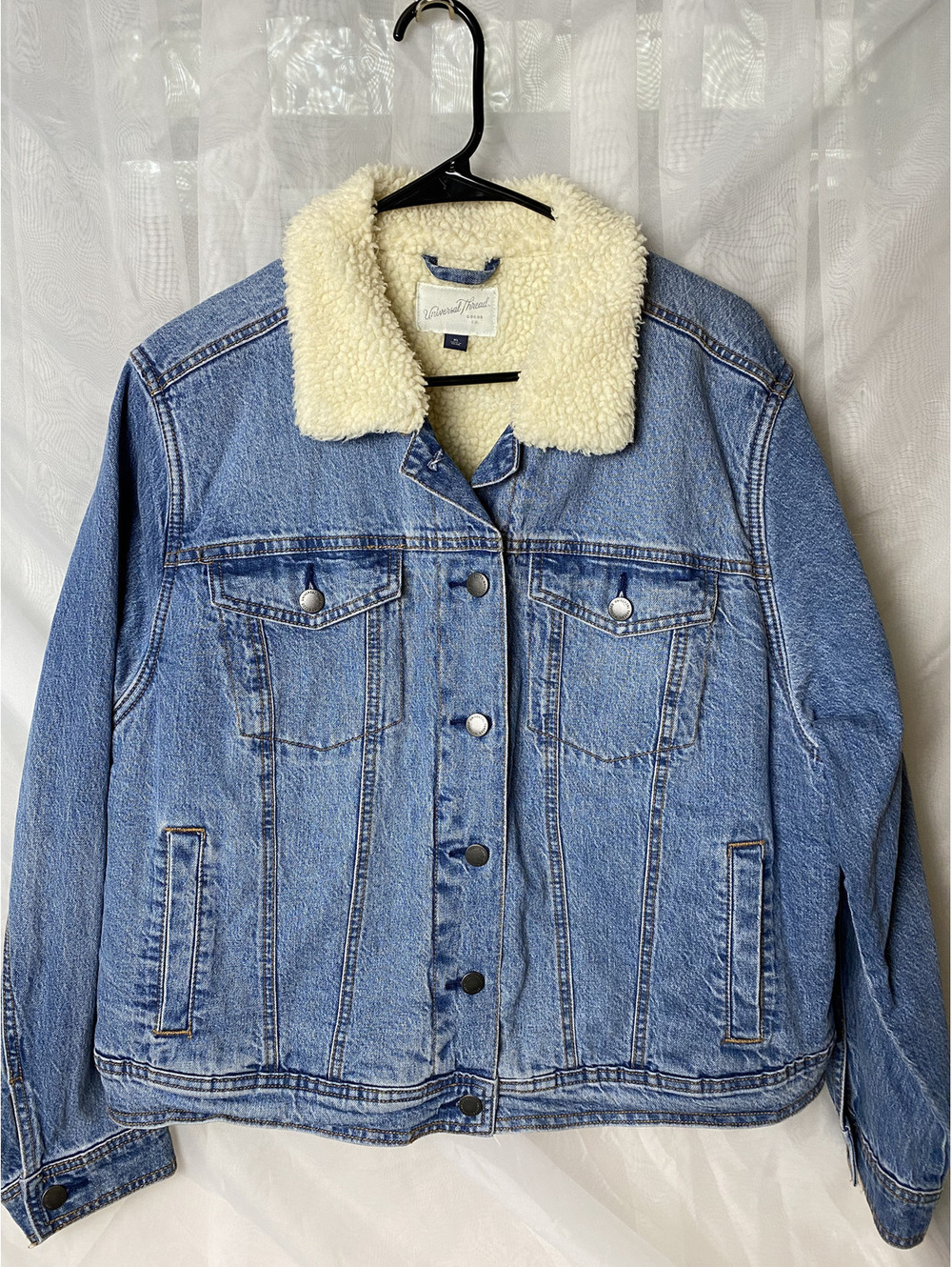 Universal Thread sherpa lined denim jacket